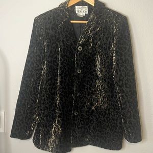 Rickie Freeman for Teri Jon cheetah jacket